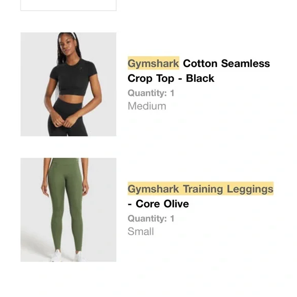 LIKE NEW Gymshark Training Leggings - Core Olive - Picture 10 of 10